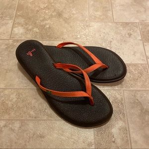 Sanuk flip flops